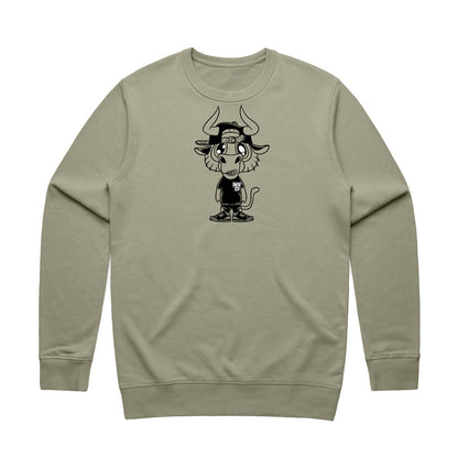 Bull Crew Sweatshirt - PREORDER